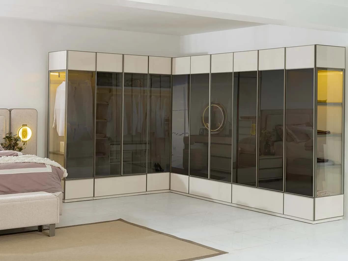باموكليه دولاب ملابس زاوية وودي