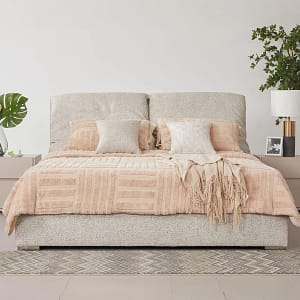 غرفة نوم هزال 6 قطع مقاس 180×200 لون بيج