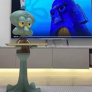 صينية أخطبوط فنية للزينة