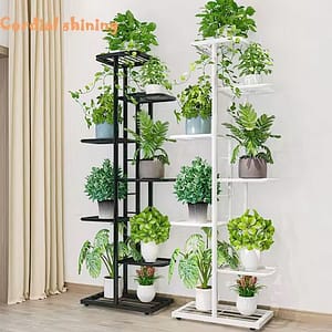 حامل زهور معدني متعدد الطبقات