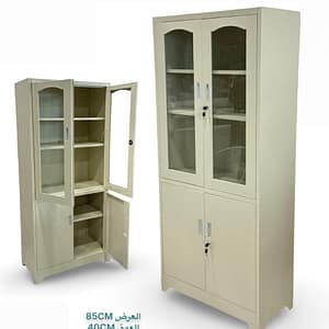 خزانة حديد متينة بتصميم عصري