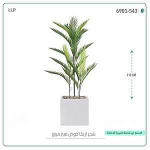 شجر اريكا حوض فيبر مربع 110 سم