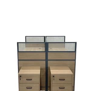 وحدة مكتب عمل احترافية بتصميم مودرن تناسب جميع مساحات الشركات